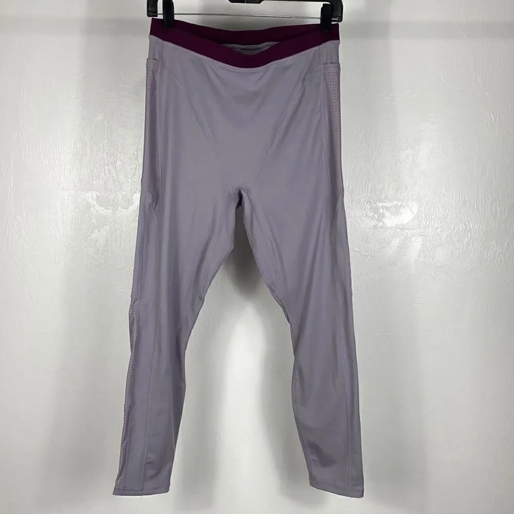 Spin Motion 365 made by Fabletics gray violet 7/8 leggings size L